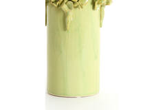 Vase deco Ø16x24 cm LUSERNA ceramics mint green