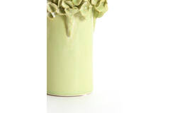 Vase deco Ø13x18 cm LUSERNA ceramics mint green