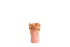 Vase deco Ø13x18 cm LUSERNA ceramics light pink