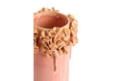 Vase deco Ø13x18 cm LUSERNA ceramics light pink