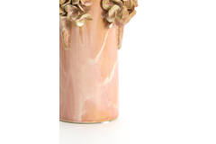Vase deco Ø13x18 cm LUSERNA ceramics light pink