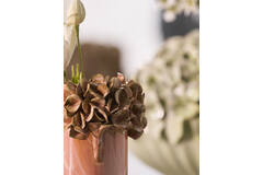 Vase deco Ø13x18 cm LUSERNA ceramics light pink