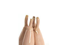 Vase deco Ø16x22,5 cm CORVARA ceramics light pink