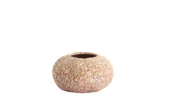 Tealight Ø16,5x9,5 cm CAREZZA ceramics light pink