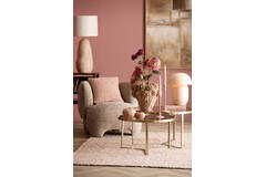 Tealight Ø16,5x9,5 cm CAREZZA ceramics light pink