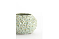 Tealight Ø12x7,5 cm CAREZZA ceramics light green