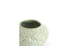 Tealight Ø12x7,5 cm CAREZZA ceramics light green