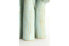 Vase deco 24x21x31 cm MISURINA ceramics light blue