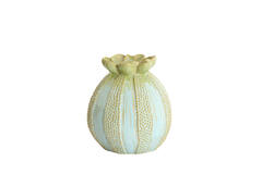 Vase deco Ø18x19,5 cm SORINO ceramics light green+light blue