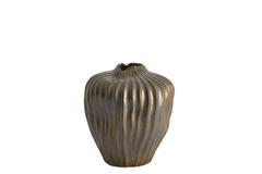 Vase deco Ø30x35 cm VECHHIA ceramics antique bronze