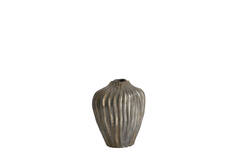 Vase deco 21x13x25 cm VECHHIA ceramics antique bronze