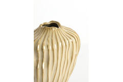 Vase deco 21x13x25 cm VECHHIA ceramics light brown