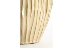 Vase deco 21x13x25 cm VECHHIA ceramics light brown