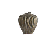 Vase deco 30x19x35 cm VECHHIA ceramics antique bronze