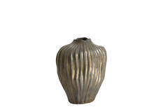 Vase deco 30x19x35 cm VECHHIA ceramics antique bronze