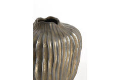 Vase deco 30x19x35 cm VECHHIA ceramics antique bronze