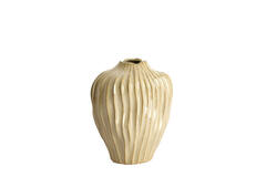 Vase deco 30x19x35 cm VECHHIA ceramics light brown