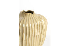 Vase deco 30x19x35 cm VECHHIA ceramics light brown