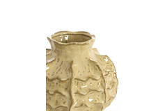 Vase deco Ø21x20 cm LOSETO ceramics light brown