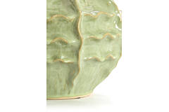Vase deco Ø30x28 cm LOSETO ceramics green