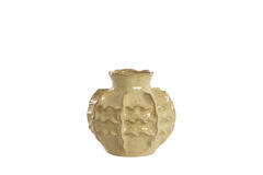 Vase deco Ø30x28 cm LOSETO ceramics light brown
