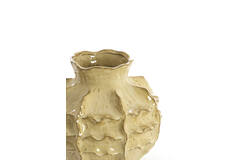 Vase deco Ø30x28 cm LOSETO ceramics light brown