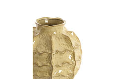 Vase deco Ø26x35 cm LOSETO ceramics light brown
