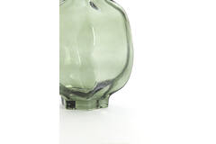 Vase Ø22x23,5 cm FALZES glass clear dark green