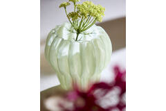 Vase Ø17,5x16 cm RODENGO glass mint green