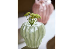 Vase Ø17,5x16 cm RODENGO glass mint green