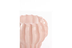 Vase Ø17,5x16 cm RODENGO glass pink