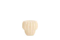 Vase Ø17,5x16 cm RODENGO glass peach