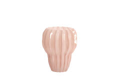 Vase Ø20x24 cm RODENGO glass pink
