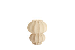 Vase Ø16x18,5 cm MARANZA glass matt sand