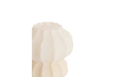 Vase Ø20x23 cm MARANZA glass matt beige