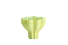 Vase Ø20x15,5 cm LUSON glass light green+mint