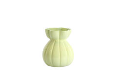 Vase Ø17,5x19 cm BRUNICO glass mint green