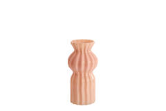 Vase Ø14x28 cm TERENTO glass pink