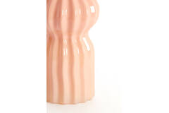 Vase Ø14x28 cm TERENTO glass pink