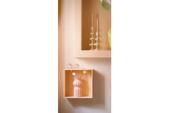 Vase Ø14x28 cm TERENTO glass pink