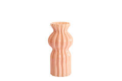 Vase Ø16x33,5 cm TERENTO glass pink