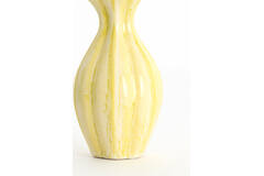 Vase deco Ø8,5x15,5 cm SHIREL ceramics yellow