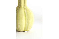 Vase deco Ø8x17 cm SYDELL ceramics yellow-green