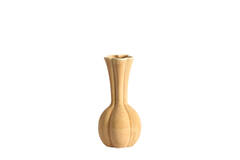 Vase deco Ø8x17 cm SYDELL ceramics orange