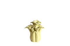 Vase deco Ø21,5x23,5 cm SAMPAGA ceramics yellow-green