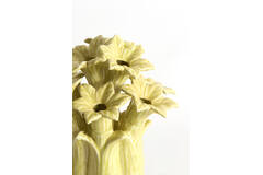 Vase deco Ø21,5x23,5 cm SAMPAGA ceramics yellow-green
