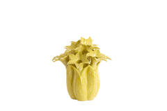 Vase deco Ø26,5x28 cm SAMPAGA ceramics yellow