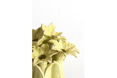 Vase deco Ø26,5x28 cm SAMPAGA ceramics yellow-green