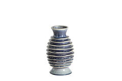 Vase deco Ø17,5x30 cm PREDOSA ceramics blue