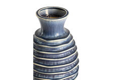 Vase deco Ø17,5x30 cm PREDOSA ceramics blue